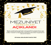2024-2025 Eğitim-Öğretim Yılı Mezuniyet Dereceleri Açıklandı