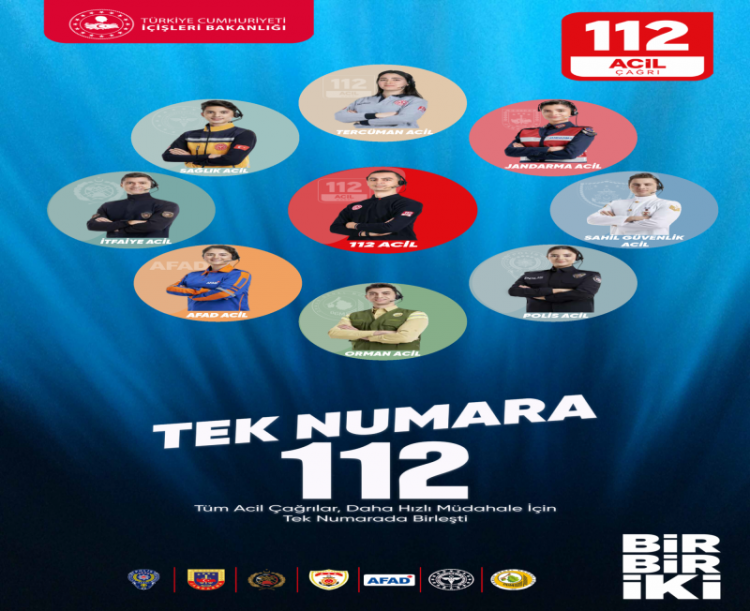 Tek Numara 112: Tüm Acil Durumlar İçin Ortak Çağrı Merkezi